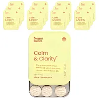 NeuroGum, NeuroMints, Calm &amp; Clarity, Honey Lemon, 12 Pack, 12 Pieces Each