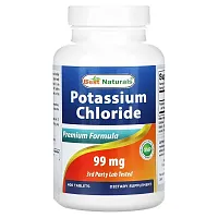 Best Naturals, Potassium Chloride, 99 mg, 400 Tablets