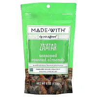 Made With, Seasoned Roasted Almonds, Za&#x27;atar, 6 oz (170 g)