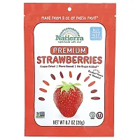 Natierra, Premium Freeze-Dried Strawberries, 0.7 oz (20 g)