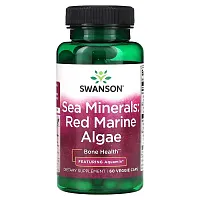 Swanson, Sea Minerals: Red Marine Algae, 60 Veggie Caps