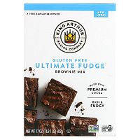 King Arthur Baking Company, Fudge Brownie Mix, без глютена, 482 г (17 унций)