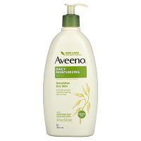 Aveeno, увлажняющий лосьон для ежедневного применения, без отдушки, 532 мл (18 жидк. унций)