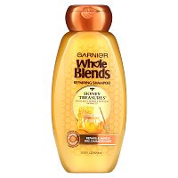 Garnier, Восстанавливающий шампунь Whole Blends, «Медовые сокровища», 370 мл