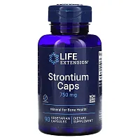 Life Extension, Strontium Caps, 750 mg, 90 Vegetarian Capsules (250 mg per Capsule)