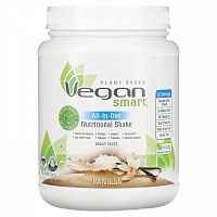 VeganSmart, All-In-One Nutritional Shake, Vanilla, 22.8 oz (645 g)