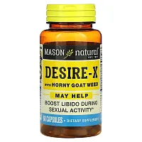 Mason Natural, Desire-X with Horny Goat Weed, 60 Capsules