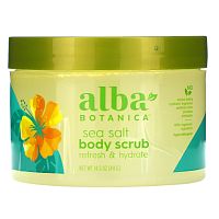 Alba Botanica, скраб для тела с морской солью, 411 г (14,5 унции)