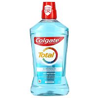 Colgate, Total Gum Health, жидкость для полоскания рта против зубного налета, без спирта, чистая мята, 1 л (33,8 жидк. Унции)