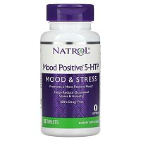 Natrol, 5-HTP для хорошего настроения, 50 таблеток