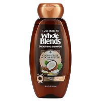 Garnier, Разглаживающий шампунь Whole Blends, «Масла кокоса и какао», 370 мл