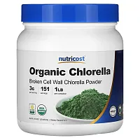 Nutricost, Organic Chlorella Powder, 16 oz (454 g)