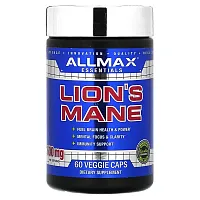 ALLMAX, Lion&#x27;s Mane, 600 mg, 60 Veggie Caps (300 mg per Capsule)