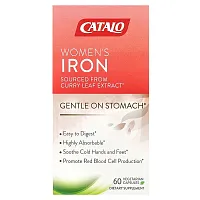 Catalo Naturals, Women&#x27;s Iron, 60 Vegetarian Capsules