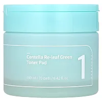 Numbuzin, No. 1 Centella Re-Leaf Green Toner Pad, 70 Pads, 6.42 fl oz (190 ml)