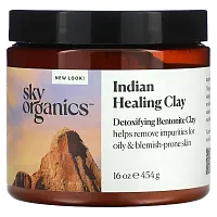 Sky Organics, Indian Healing Clay, 16 oz (454 g)