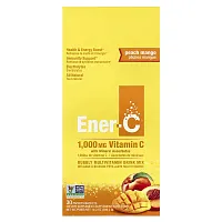 Ener-C, Vitamin C, Multivitamin Drink Mix, Peach Mango, 1,000 mg, 30 Packets, 0.3 oz (9.64 g) Each