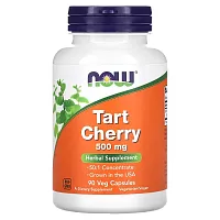 NOW Foods, Tart Cherry, 500 mg, 90 Veg Capsules