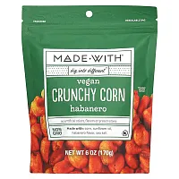 Made With, Vegan Crunchy Corn, Habanero, 6 oz (170 g)