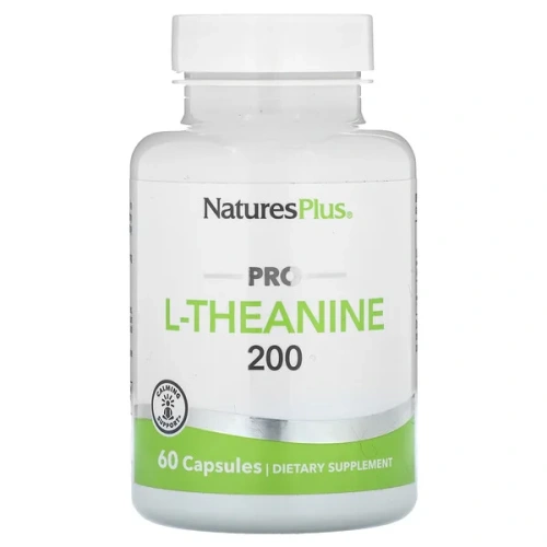 NaturesPlus, Pro L-Theanine 200, 200 mg, 60 Capsules