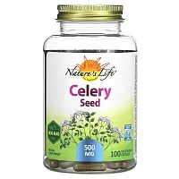 Nature&#x27;s Herbs, Celery Seed, 500 mg, 100 Vegetarian Capsules