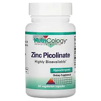 Nutricology, Zinc Picolinate, 60 Vegetarian Capsules