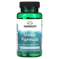 Swanson, Sleep Formula with L-Theanine and Melatonin, 60 Capsules