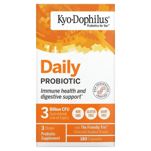 Kyolic, Kyo-Dophilus, Daily Probiotic, 180 Capsules