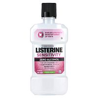 Listerine, Ополаскиватель для полости рта, для чувствительности, без спирта, свежая мята, 1,05 пункта (500 мл)