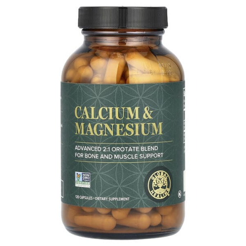 Global Healing, Calcium &amp; Magnesium, 120 Capsules