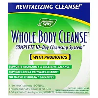 Nature&#x27;s Way, Whole Body Cleanse, Complete 10-Day Cleansing System, 3 Part Program