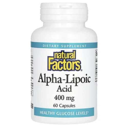 Natural Factors, Alpha-Lipoic Acid, 400 mg, 60 Capsules