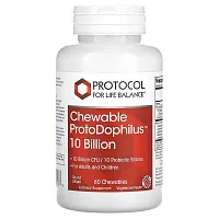 Protocol for Life Balance, Chewable ProtoDophilus, 10 Billion, 60 Chewables