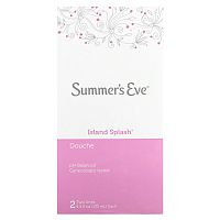 Summer's Eve, Douche, Island Splash, 2 порции по 133 мл (4,5 жидк. Унции)