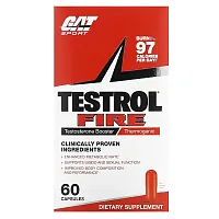 GAT, Testrol Fire, Testosterone Booster, Thermogenic, 60 Capsules