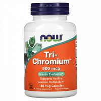 NOW Foods, Tri-Chromium, 500 мкг, 180 капсул