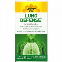 Country Life, Lung Defense, 60 Vegan Capsules