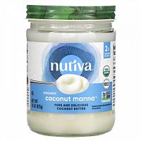 Nutiva, Органический продукт, Coconut Manna, кокос в виде пюре, 425 г