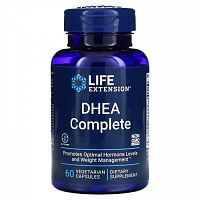 Life Extension, DHEA Complete, 60 вегетарианских капсул