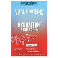 Vital Proteins, Hydration + Collagen, Tropical Blast, 7 Packets, 0.39 oz (11 g) Each