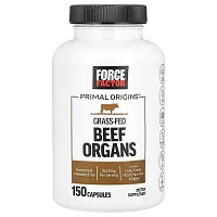 Force Factor, Primal Origins™, Grass-Fed Beef Organs, 3,500 mg, 150 Capsules (700 mg Per Capsule)