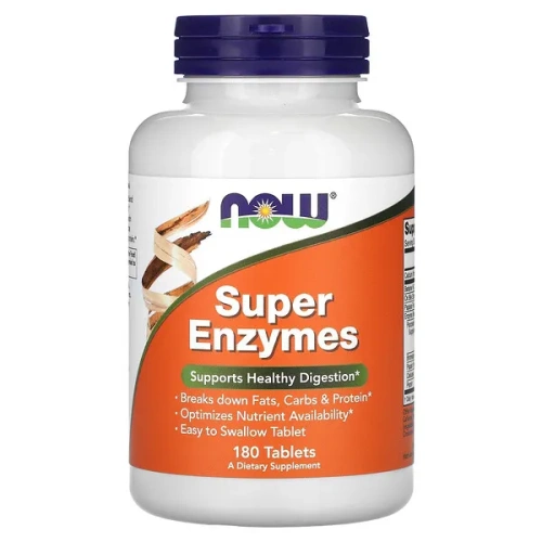 NOW Foods, Super Enzymes, 180 Tablets