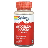 Solaray, Ubiquinol CoQ10, Enhanced Absorption, 100 mg, 30 Softgels