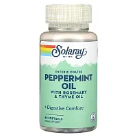 Solaray, Peppermint Oil, 60 Softgels