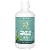 Sunwarrior, Vitamin Mineral Rush in Aloe Vera Superjuice, 30 fl oz (887 ml)