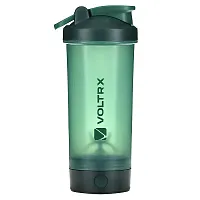 Voltrx, Merger, Protein Shaker USB C Rechargeable Bottle, Dark Green, 24 oz (700 ml)