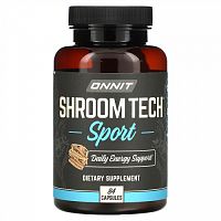 Onnit, Препарат Shroom Tech Sport, Energy & Endurance, 84 капсулы