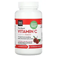 Vibrant Health, Plant-Based Vitamin C, 60 Vegetable Capsules