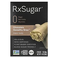 RxSugar, Swealthy Snax™, Snack Bars, Chocolate, 8 Packs, 1 oz (28 g) Each