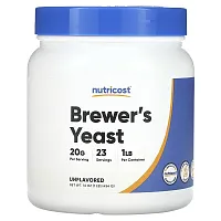 Nutricost, Brewer&#x27;s Yeast, Unflavored, 16 oz (454 g)